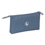 Trousse Fourre-Tout Triple El Ganso Basics Bleu 22 x 3 x 12 cm