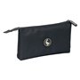 Trousse Fourre-Tout Triple El Ganso Basics Noir 22 x 3 x 12 cm