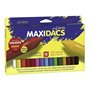 Crayons gras de couleur Alpino Maxidacs Multicouleur (24 Unités)