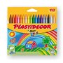 Crayons gras de couleur Plastidecor Multicouleur (12 Unités)