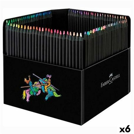 Crayons de couleur Faber-Castell Black Edition Multicouleur (6 Unités)