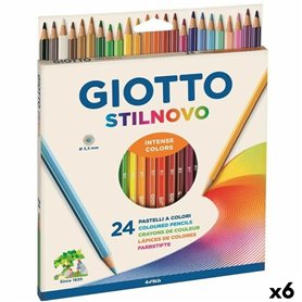 Crayons de couleur Giotto Stilnovo Multicouleur (6 Unités)