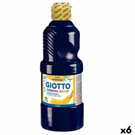 Gouache Giotto   Noir 500 ml (6 Unités)