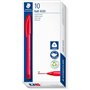 Ensemble de Stylos Staedtler Ball 4320 Rouge 1 mm (100 Unités)