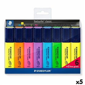 Ensemble de Marqueurs Fluorescents Staedtler Textsurfer Classic Multic