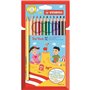 Crayons de couleur Stabilo Trio Tick Multicouleur (6 Unités)