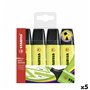 Ensemble de Marqueurs Fluorescents Stabilo Boss Jaune (5 Unités)