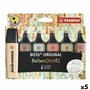 Ensemble de Marqueurs Fluorescents Stabilo Boss Nature Colors Multicou