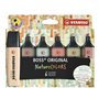 Ensemble de Marqueurs Fluorescents Stabilo Boss Nature Colors Multicou