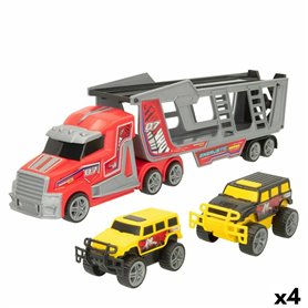 Camion Autotransporteur Colorbaby 47 x 13 x 8 cm (4 Unités) 3 Pièces D
