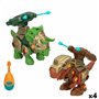 Set 2 Dinosaures Colorbaby 21 x 14 x 9,5 cm articulé Lance Projectiles