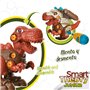 Set 2 Dinosaures Colorbaby 21 x 14 x 9,5 cm articulé Lance Projectiles