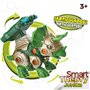 Set 2 Dinosaures Colorbaby 21 x 14 x 9,5 cm articulé Lance Projectiles