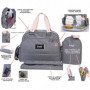 BABY ON BOARD Sac a langer URBAN Sweet Pink - gris/rose 109,99 €