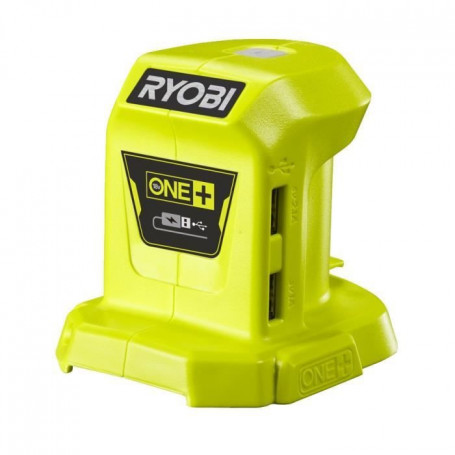 RYOBI R18USB - 0 - Chargeur USB 18 Volts ONE+ (2 ports USB) 41,99 €