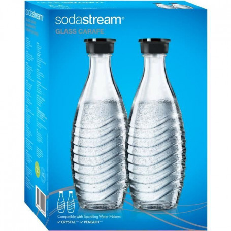 SODASTREAM Lot de 2 Carafes verre 39,99 €