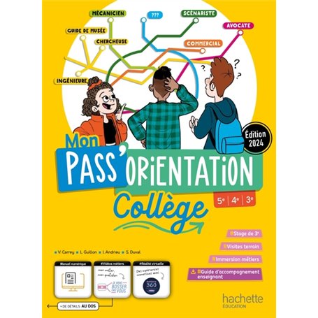 Mon Pass'Orientation Collège - livre élève -  Éd. 2024