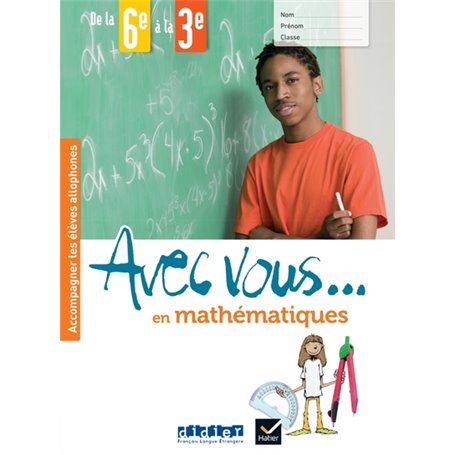 Avec vous... en mathématiques - de la 6e à la 3e - Cahier + didierfle.app