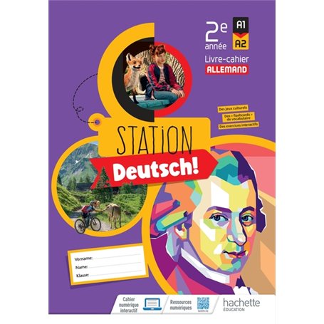 Station Deutsch! Allemand 2e année - Livre-cahier élève - Ed. 2024