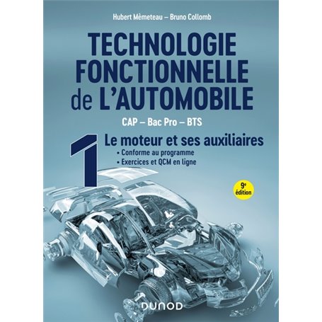 Technologie fonctionnelle de l'automobile - Tome 1 - 9e éd.