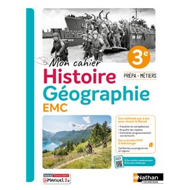 Histoire Géographie 3e prépa-métiers - 2024 - Cahier - élève - + iManuel