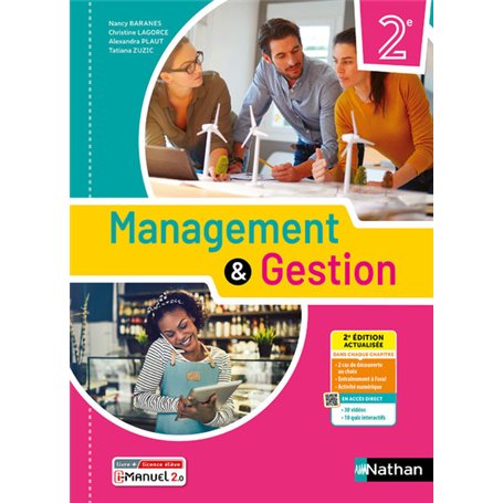 Management & Gestion 2de - 2024 - Pochette - élève - + iManuel