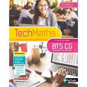 TechMaths - Maths BTS CG 1ère et 2ème années - 2024 - Manuel - élève - + iManuel