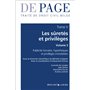 Traité de droit civil belge - Tome V : Les sûretés et privilèges - Volume 3 - Publicité foncière