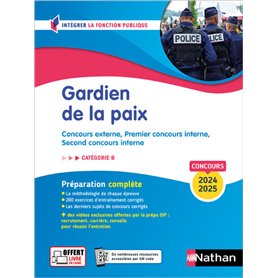 Gardien de la paix 2024-2025 - Concours externe