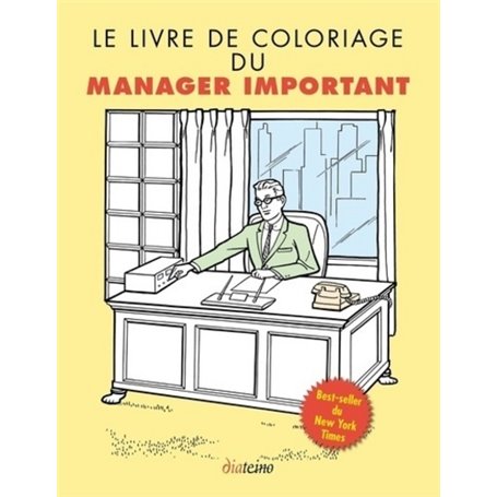 Le livre de coloriage du manager important