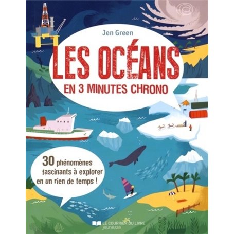 Les océans en 3 minutes chrono - 30 phénomènes fascinants à explorer en un rien de temps !