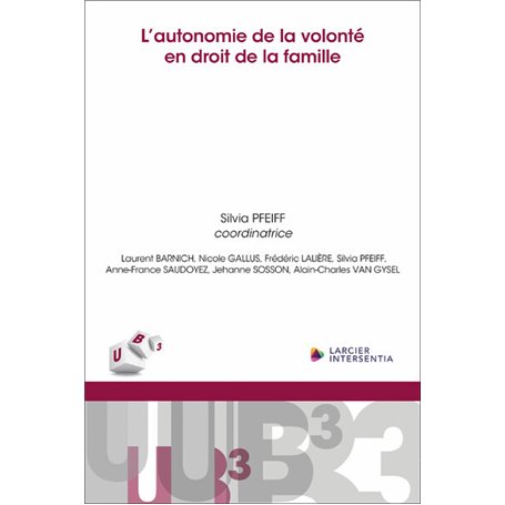 L'autonomie de la volonté en droit de la famille