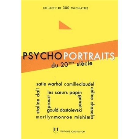 Psychoportraits du 20eme siecle