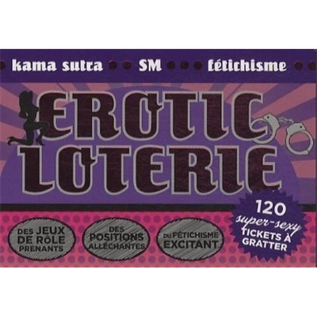 Erotic loterie - 120 super-sexy tickets à grater