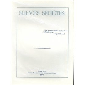 Sciences secrètes