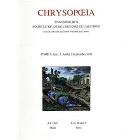 Chrysopoeia - tome 2 fasc. 3. Juillet / Septembre 1988