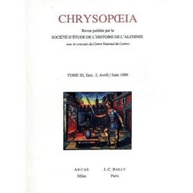 Chrysopoeia - tome 3 - fasc. 2. Avril/Juin 1989