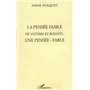 La pensée faible de Vattimo et Rovatti : une pensée fable