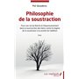 Philosophie de la soustraction