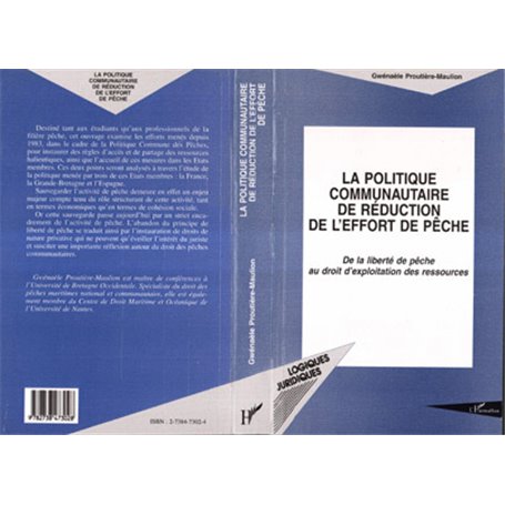 LA POLITIQUE COMMUNAUTAIRE DE REDUCTION DE L'EFFORT DE PECHE