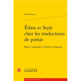 Éthos et Style chez les traducteurs de poésie