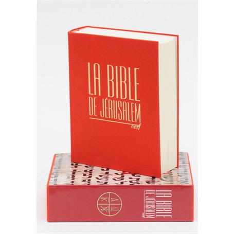 LA BIBLE DE JERUSALEM - MAJOR TOILE ROUGE