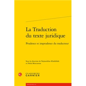 La Traduction du texte juridique