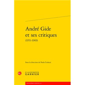 André Gide et ses critiques