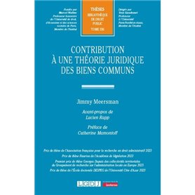 Contribution à une théorie juridique des biens communs