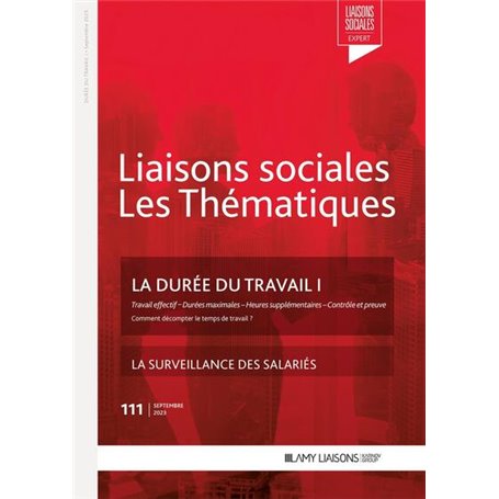 La durée du travail I