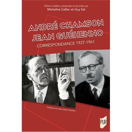 André Chamson - Jean Guéhenno