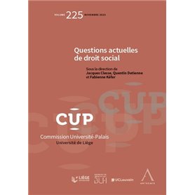 Questions actuelles de droit social