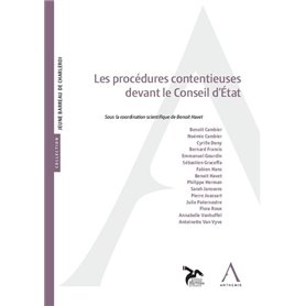 Les procédures contentieuses devant le Conseil d'État