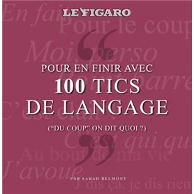 PLV de 5 exemplaires du guide 100 tics de langage qui nous rendent dingues